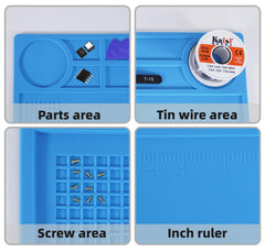 ESD Anti-Static Mat with ESD Wrist Strap and Grounding kit, ESD Safe pad for Electronic, Computer, IPhone, etc.