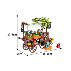 458PCS Flower Car/ Float with LED Light MOC Building Block Bricks |MocPixel