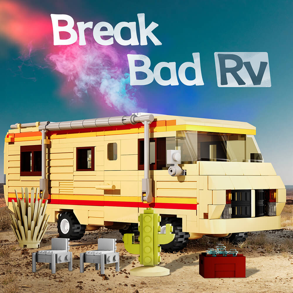 426PCS Break Bad RV MOC Building Block Bricks |MocPixel 426PCS Break Bad RV MOC Building Block Bricks |MocPixel - Default Title Lego Block Sets Alternative