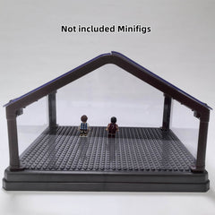 Display Case for Minifigures Building Blocks |MocPixel Display Case for Minifigures Building Blocks |MocPixel - Black Lego Block Sets Alternative