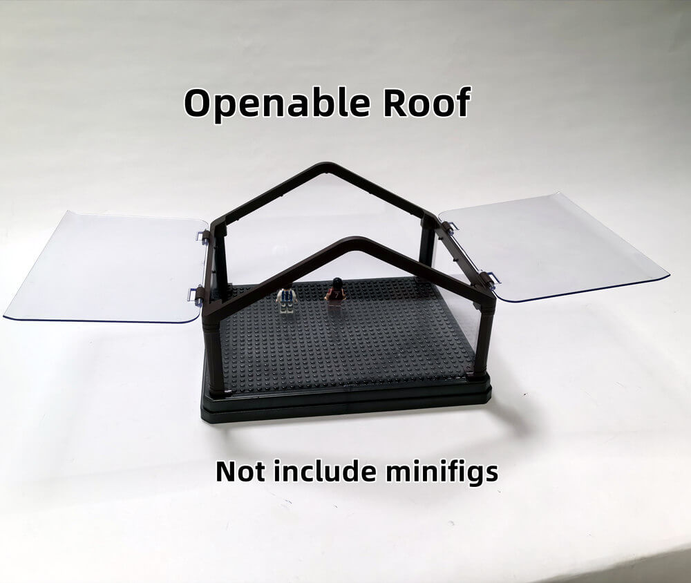 Display Case for Minifigures Building Blocks |MocPixel Display Case for Minifigures Building Blocks |MocPixel - Black Lego Block Sets Alternative