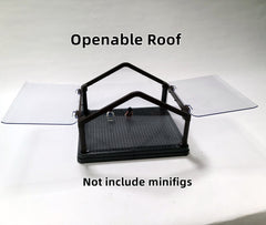 Display Case for Minifigures Building Blocks |MocPixel Display Case for Minifigures Building Blocks |MocPixel - Black Lego Block Sets Alternative