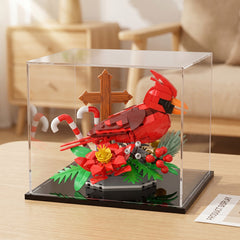 483PCS Northern Cardinal-Christmas MOC Building Block Bricks |MocPixel