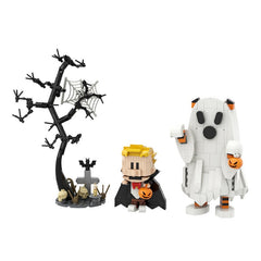 383PCS Calvin and Hobbs-Halloween MOC Building Block Bricks |MocPixel