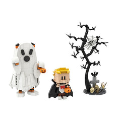 383PCS Calvin and Hobbs-Halloween MOC Building Block Bricks |MocPixel