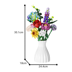 967PCS Bunch of Flowers Valentine's Day MOC Building Block Bricks |MocPixel