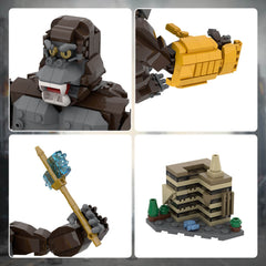 828PCS Gorilla KK MOC Building Block Bricks |MocPixel