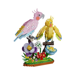 637PCS Cockatiel Love Valentine's Day MOC Building Block Bricks |MocPixel