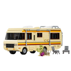 734PCS Breaking Bad White& Pinkman's Cooking Lab RV MOC Building Block Bricks |MocPixel 734PCS Breaking Bad White& Pinkman's Cooking Lab RV MOC Building Block Bricks |MocPixel - Default Title Lego Block Sets Alternative