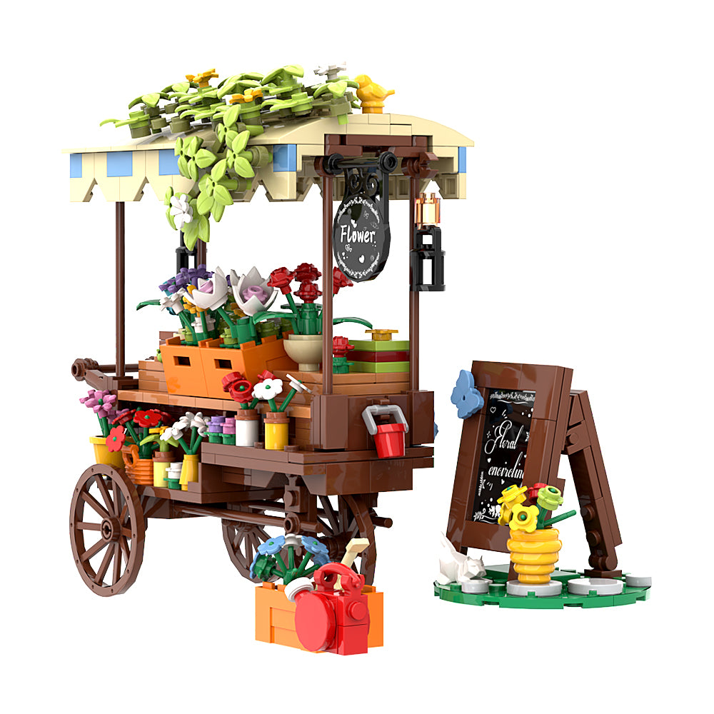 458PCS Flower Car/ Float with LED MOC Building Block Bricks |MocPixel 458PCS Flower Car/ Float with LED MOC Building Block Bricks |MocPixel - Paper Instruction Lego Block Sets Alternative