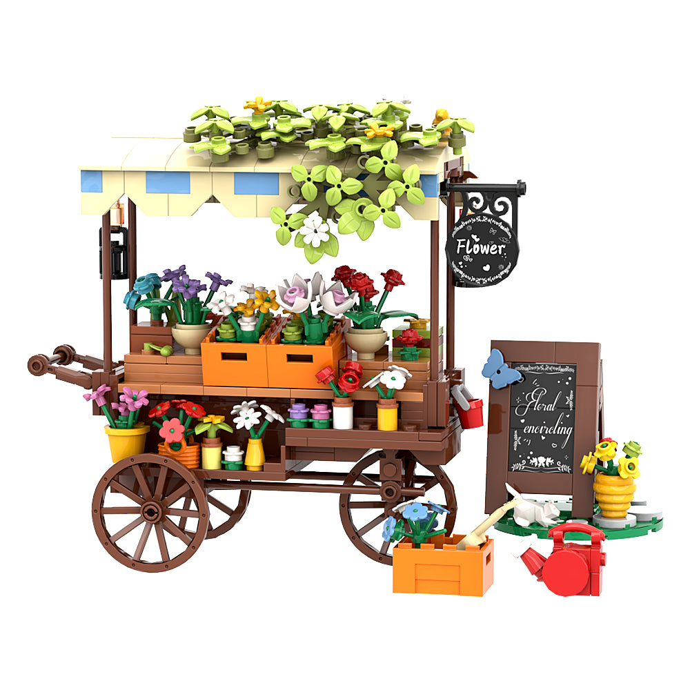 458PCS Flower Car/ Float with LED MOC Building Block Bricks |MocPixel 458PCS Flower Car/ Float with LED MOC Building Block Bricks |MocPixel - Paper Instruction Lego Block Sets Alternative