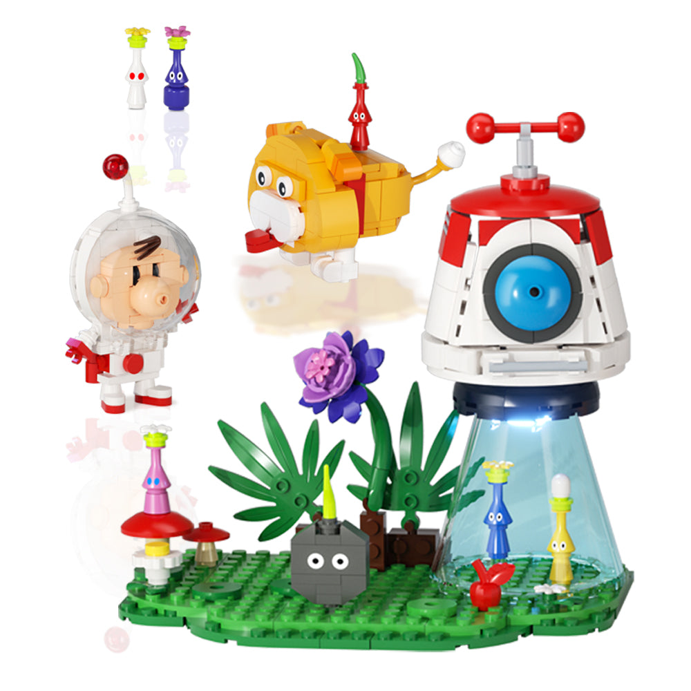 401PCS Olimar with his amigos MOC Building Block Bricks |MocPixel 401PCS Olimar with his amigos MOC Building Block Bricks |MocPixel - Default Title Lego Block Sets Alternative