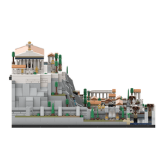 1970PCS Acropolis of Athens MOC Building Block Bricks |MocPixel
