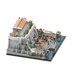 1970PCS Acropolis of Athens MOC Building Block Bricks |MocPixel