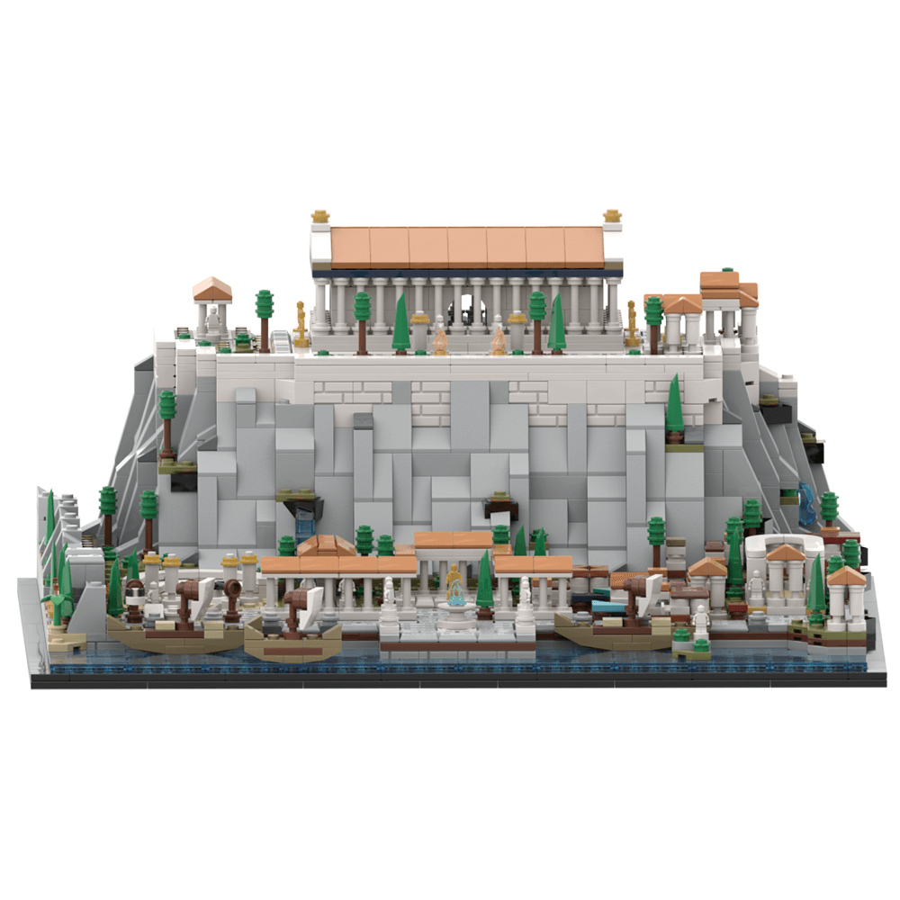 1970PCS Acropolis of Athens MOC Building Block Bricks |MocPixel