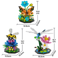 851PCS Insect Collection 2 (3 In 1) MOC Building Block Bricks |MocPixel