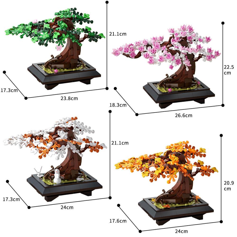 529PCS Potted Tree Collection 4 in 1 MOC Building Block Bricks |MocPixel 529PCS Potted Tree Collection 4 in 1 MOC Building Block Bricks |MocPixel - Default Title Lego Block Sets Alternative