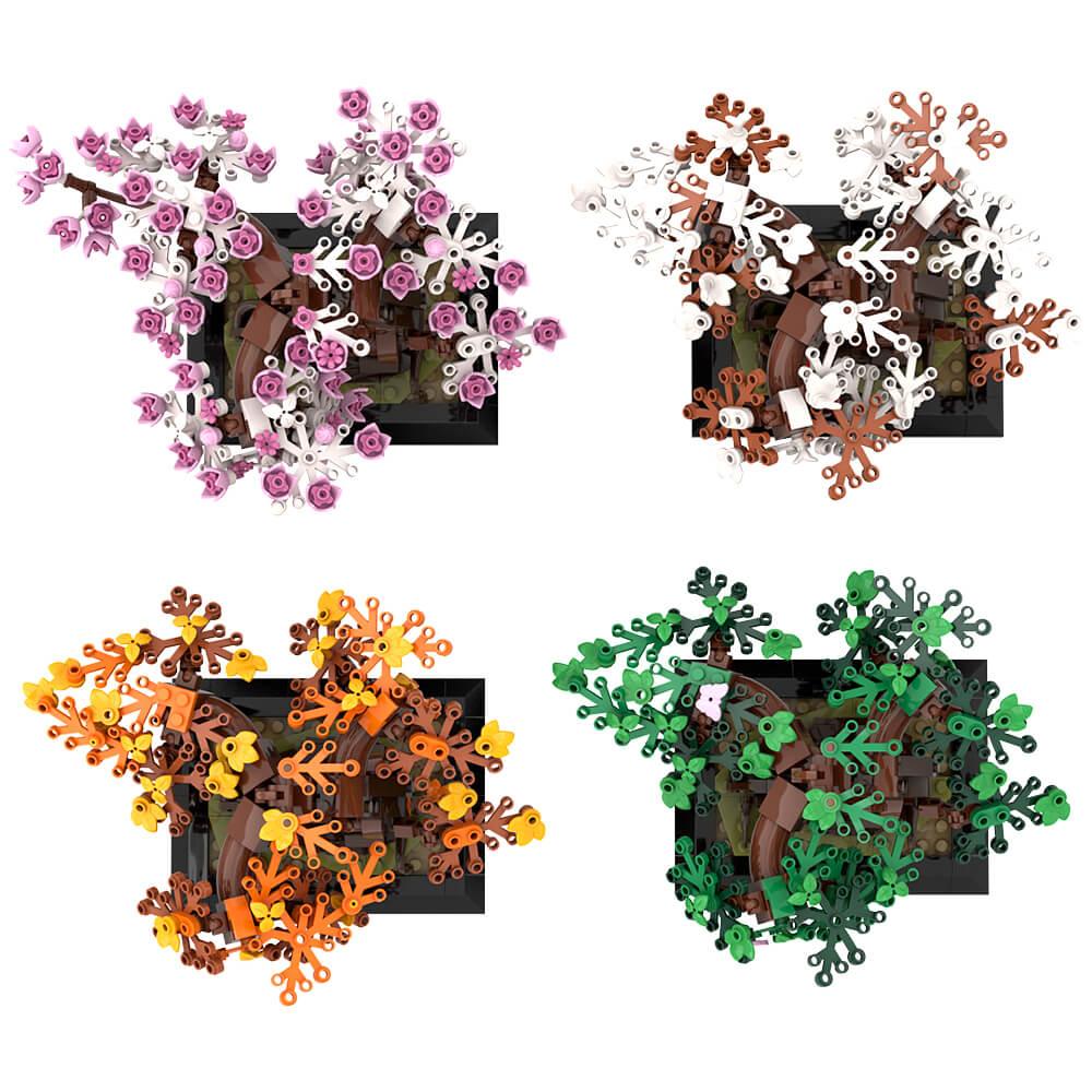 529PCS Potted Tree Collection 4 in 1 MOC Building Block Bricks |MocPixel 529PCS Potted Tree Collection 4 in 1 MOC Building Block Bricks |MocPixel - Default Title Lego Block Sets Alternative