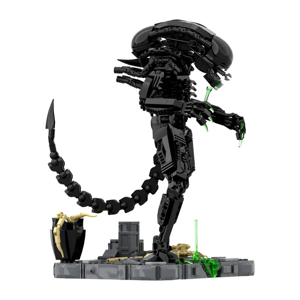 670PCS Alien Xenomorph - V2 MOC Building Block Bricks