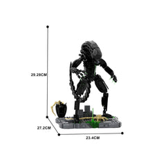 670PCS Alien Xenomorph - V2 MOC Building Block Bricks |MocPixel