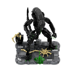 670PCS Alien Xenomorph - V2 MOC Building Block Bricks |MocPixel