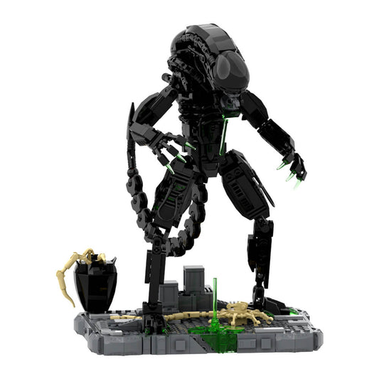 670PCS Alien Xenomorph - V2 MOC Building Block Bricks |MocPixel 1000