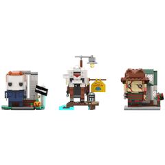 3 Killers Collection Voorhees/ Michael Myers/ Freddy Krueger Brickheadz MOC Building Blocks