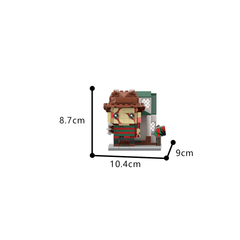 3 Killers Collection Voorhees/ Michael Myers/ Freddy Krueger Brickheadz MOC Building Blocks