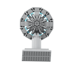 382PCS Iron Men: MK 1 Arc Reactor MOC Building Block Bricks |MocPixel