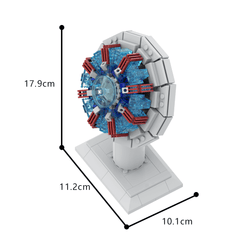 382PCS Iron Men: MK 1 Arc Reactor MOC Building Block Bricks |MocPixel