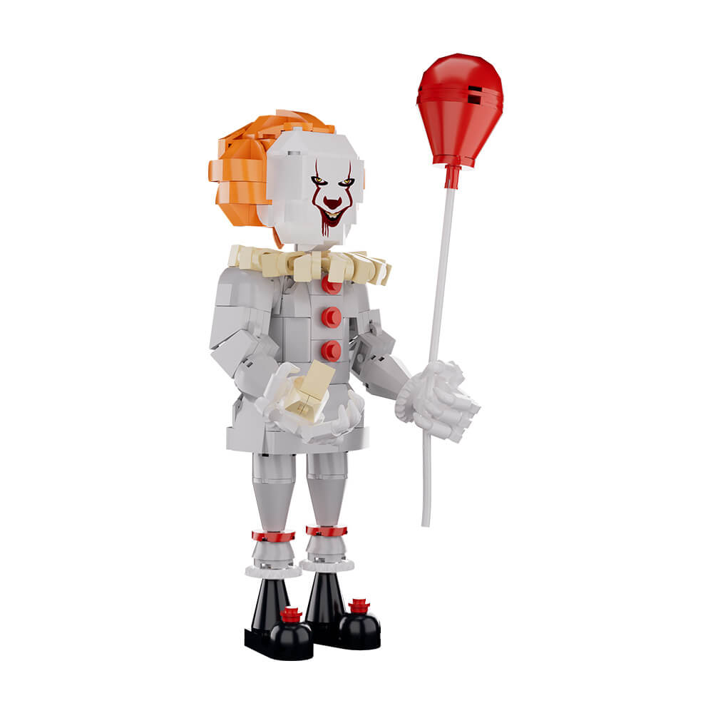 299PCS IT Pennywise With Balloon MOC Building Block Bricks |MocPixel
