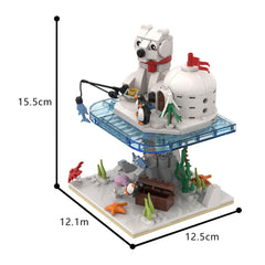 286PCS Winter Penguins Christmas MOC Building Block Bricks |MocPixel