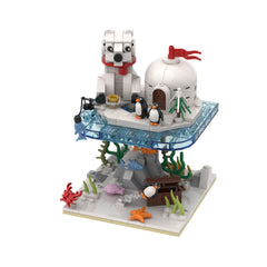 286PCS Winter Penguins Christmas MOC Building Block Bricks |MocPixel
