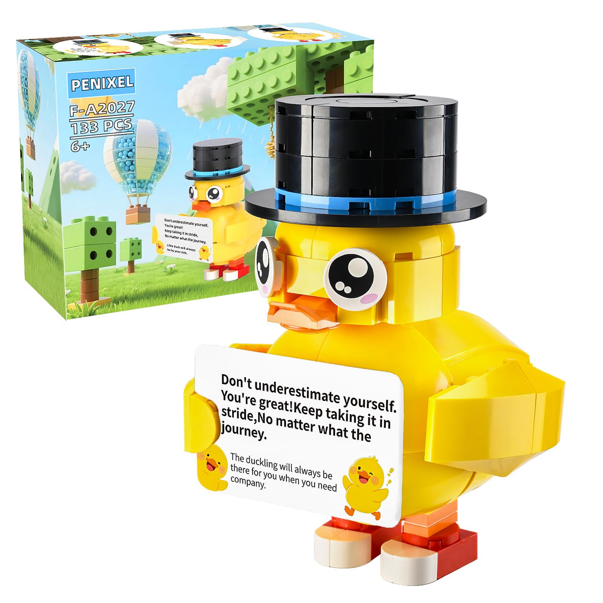 133PCS Build A Duck MOC Building Block Bricks- USA Exclusive - USA Warehouse