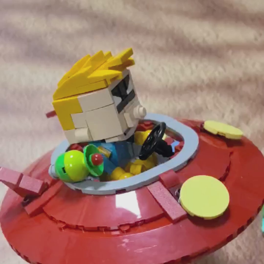 280PCS Spaceman Spiff Calvin And Hobbs MOC Building Block Bricks |MocPixel