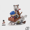 Calvin And Hobbes Sled MOC Building Block Bricks |MocPixel