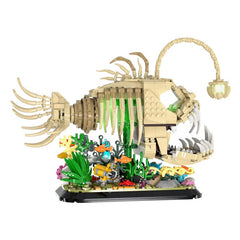 933PCS Fossil Monkfish MOC Building Block Bricks |MocPixel