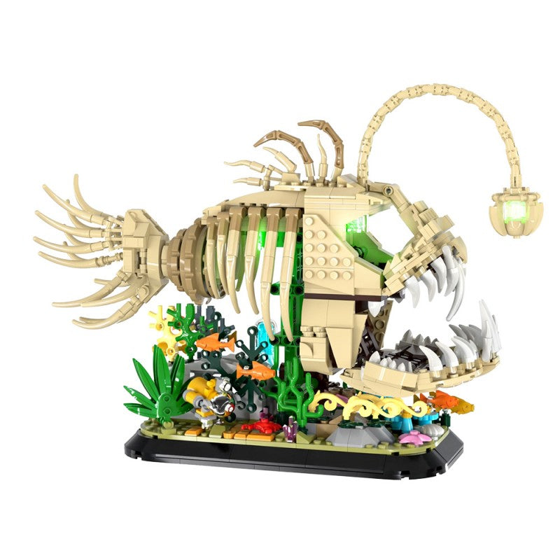 933PCS Fossil Monkfish MOC Building Block Bricks |MocPixel