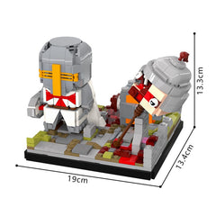 586PCS Knights Templar MOC Building Block Bricks |MocPixel