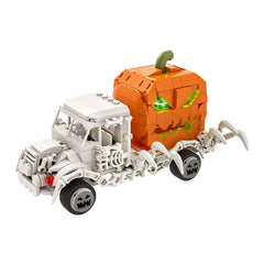 328PCS Skull Pumpkin Carriage MOC Building Block Bricks |MocPixel