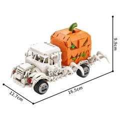 328PCS Skull Pumpkin Carriage MOC Building Block Bricks |MocPixel