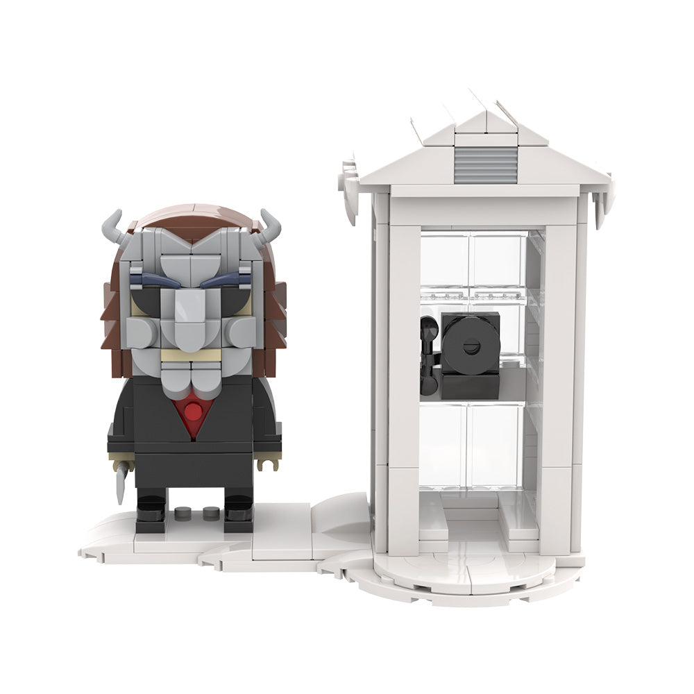 334PCS The Black Phone MOC Building Block Bricks |MocPixel