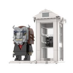 334PCS The Black Phone MOC Building Block Bricks |MocPixel