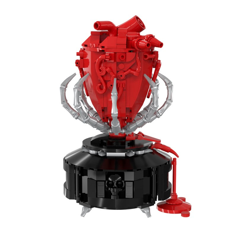 495PCS Gothic A Beating Heart MOC Building Block Bricks |MocPixel