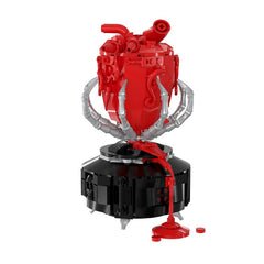 495PCS Gothic A Beating Heart MOC Building Block Bricks |MocPixel