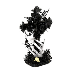 497PCS Black Vow: Rose Cross MOC Building Block Bricks |MocPixel