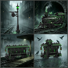 Ghost Train MOC Building Block Bricks |MocPixel