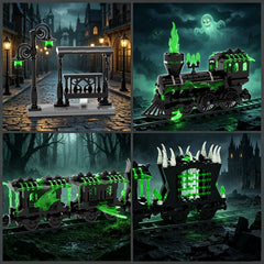 Ghost Train MOC Building Block Bricks |MocPixel