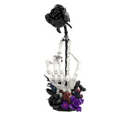 Nether Butterfly Bone, Dark Night Rose/ Crimson Rose-Goth Series MOC Building Block Bricks |MocPixel