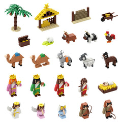 Nativity/ Christmas Advent Calendar MOC Building Block Bricks |MocPixel